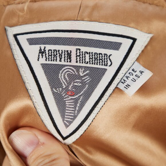 Vintage Marvin Richards Lambswool Penny Lane Coat Women's Size 8 - Picture 6 of 8